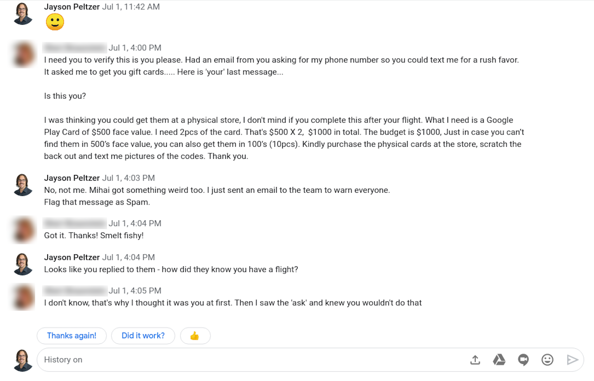 A clever phishing attack averted on Canada Day