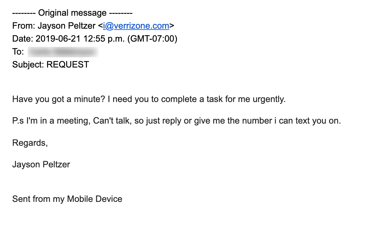 A clever phishing attack averted on Canada Day