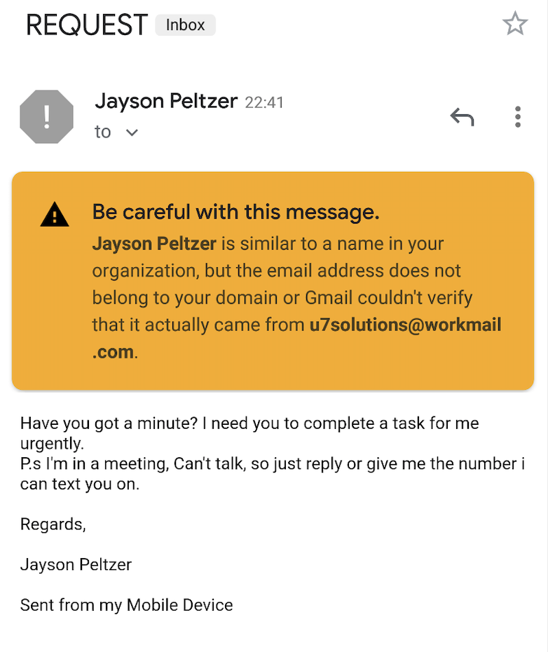 A clever phishing attack averted on Canada Day