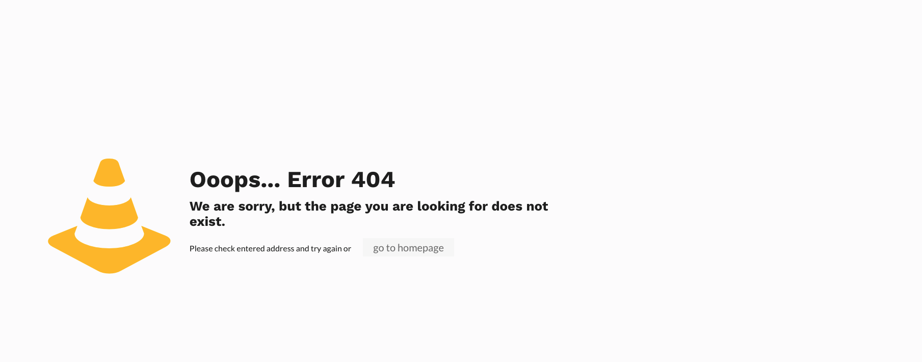 Poorly designed 404 page
